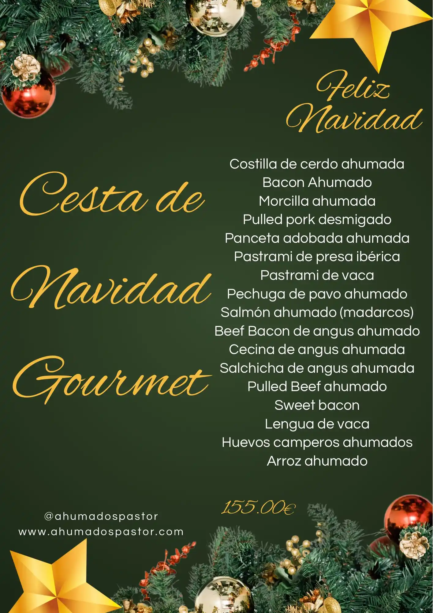 Cesta de Navidad Gourmet Ahumados